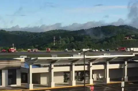 Horror: Plane Crashes at Airport Killing All On Board And Sparking State of Emergency